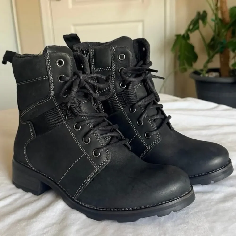 NWOT Kamik cleansport NXT Black Winter Snow Boots Size 7 EU38